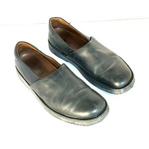 1803 Mens Size EUR 46 / US 13 Black Leather Comfort Loafers Slip On Shoes